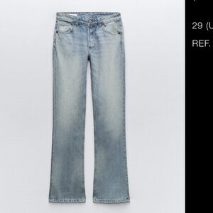 New mid rise Zara TRF Bootcut jeans